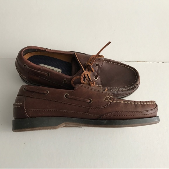 Cherokee Shoes Cherokee Brown Leather Boat Deck Shoes Cherokee Shoes Cherokee Brown Leather Boat Deck Shoes